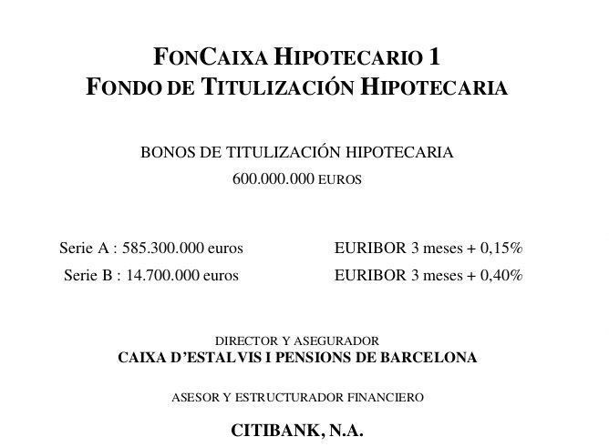 Titulizacion de prestamos hipotecarios