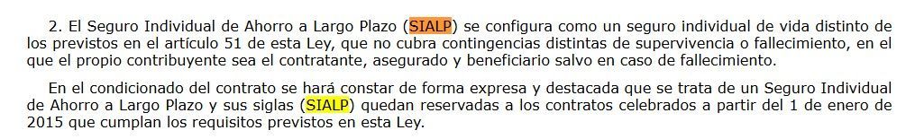 SIALP en el BOE